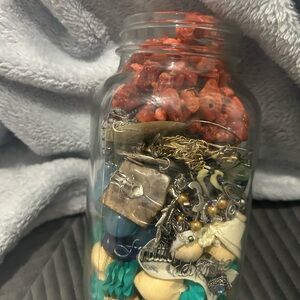 Colorful Jewelry Jar